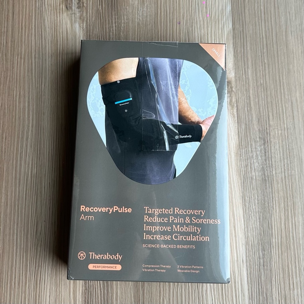 Therabody RecoveryPulse Arm Sleeve Compression and Vibration Sleeve Size small
